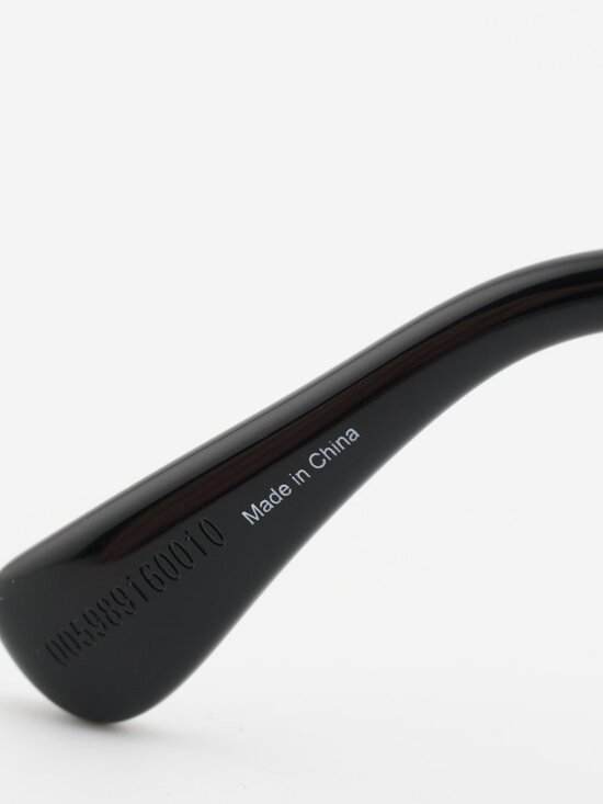 Max Mara ERNEST MM0088 01A Square Sunglasses - Black / Smoke main image 6